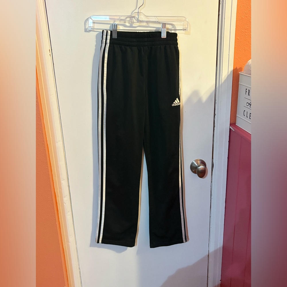 Adidas Kids Black Track Pants